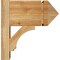 Ekena Millwork Imperial Arts & Crafts Rough Sawn Outlooker, Western Red Cedar, 8"W x 14"D x 14"H OUT08X14X14IMP03RWR - alternate 2
